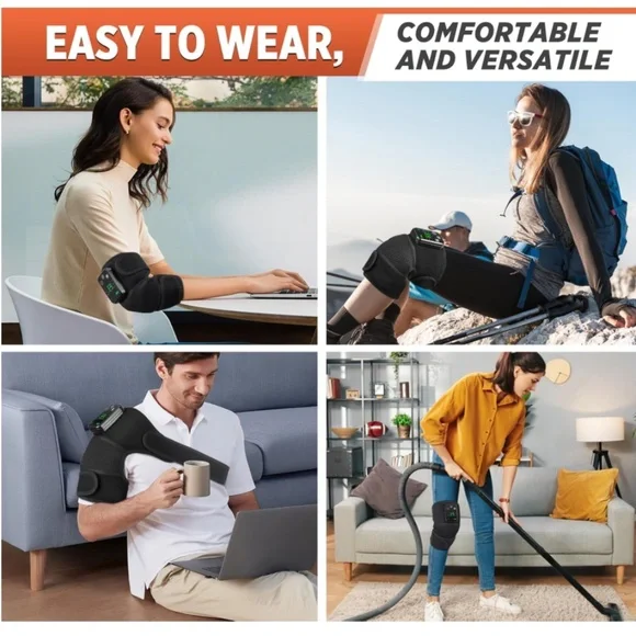 B950 (Pack of 2) Cordless Knee Massager with Heat and Vibration - Picture 5 of 5